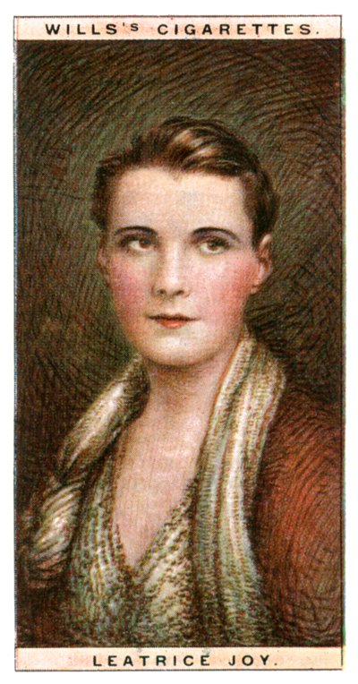 Leatrice Joy 1893-1985, actrice américaine, 1928 - WD and HO Wills