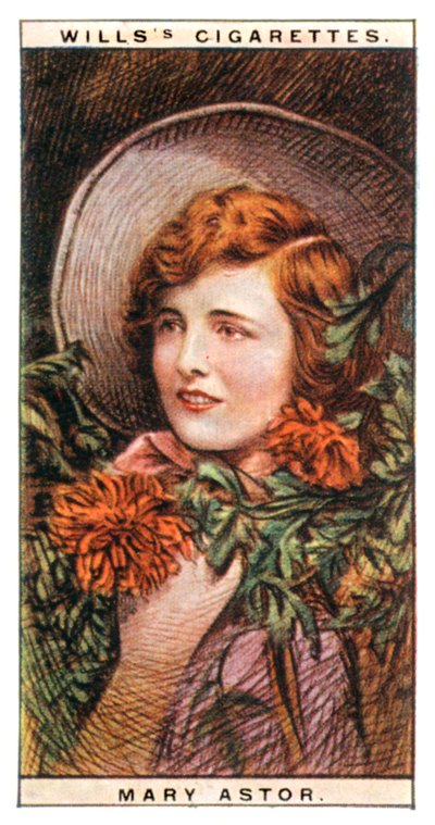 Mary Astor 1906-1987, actrice américaine lauréate d