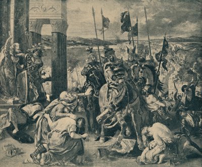 Les croisés entrant à Constantinople, 1840, 1935 - WF Mansell