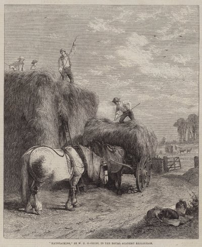 Empilage de foin - W.H. Hopkins