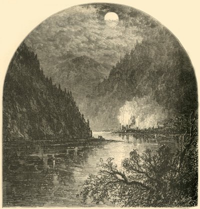 Duncannon, embouchure de la Juniata - W.H. Morse