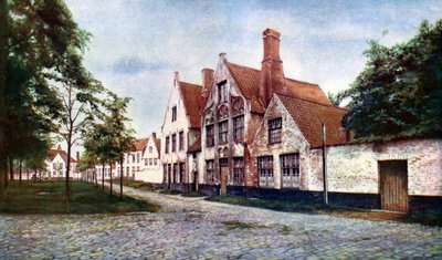Béguinage de la Vigne, Bruges, Belgique, vers 1924 - WH Smith