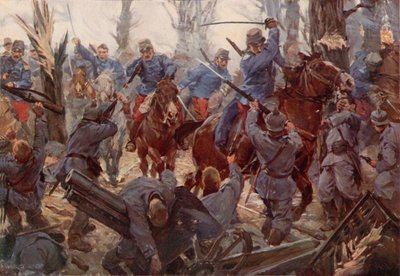 Charge de cavalerie légère française à Lassigny - W.R.S. (after) Stott