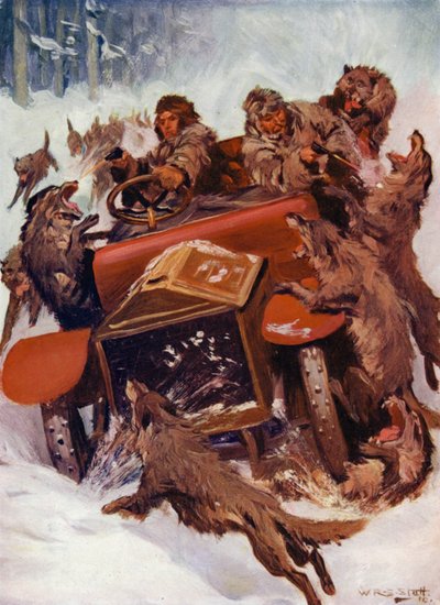 Les créatures féroces semblaient envahir la voiture - W.R.S. (after) Stott