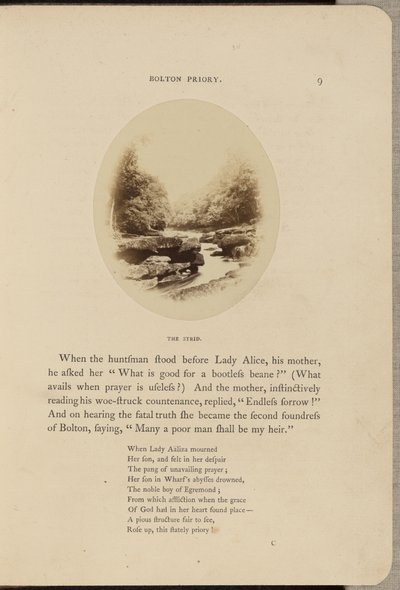 Prieuré de Bolton ; Le Strid - W.R. Sedgfield