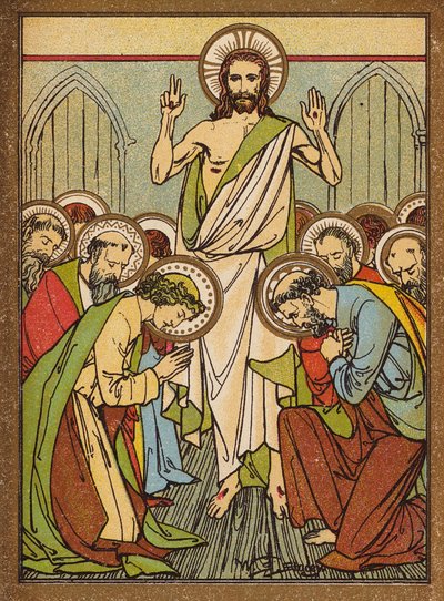 Jésus apparaît aux Apôtres à Jérusalem - W.S. Stacey