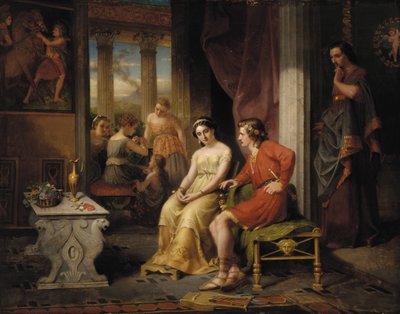 Les Derniers Jours de Pompéi : Glaucus et Ione - W. Colby