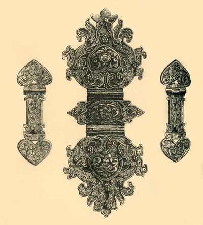Fermoirs de livre en argent, 1881 - W. E. Mackaness