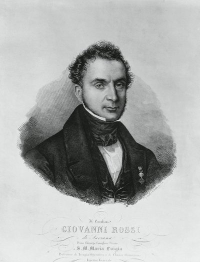 Portrait de Giovanni Rossi (19e siècle), chirurgien italien - John Ward Dunsmore
