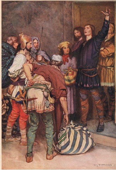 Hamlet accueille les comédiens itinérants à Elsinore, de 