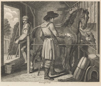 Le cheval de bât et le porteur - W. Grainger