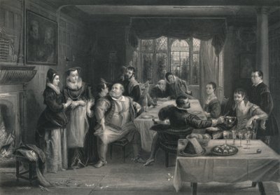 Falstaff et ses amis Les Joyeuses Commères de Windsor, vers 1870 - W. Greatbatch
