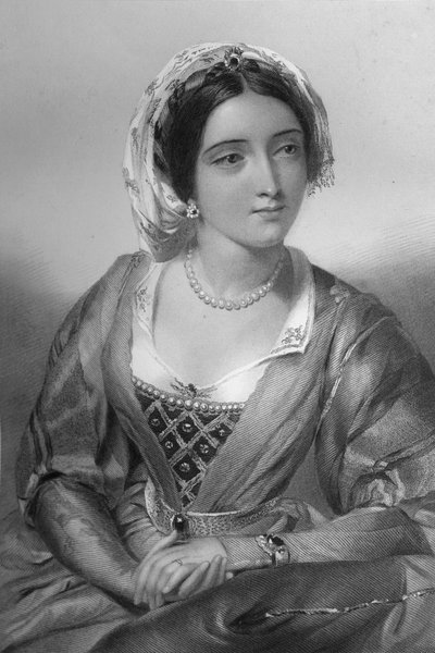 Éléonore de Castille 1244-1290, reine consort du roi Édouard I, 1851 - W. H. Egleton