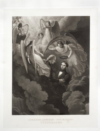 Abraham Lincoln, Le Martyr, Victorieux, gravé par John Sartain (1808-97), c.1866 - W. H. Hermans