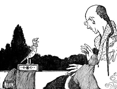 Il était aussi réussi que le vrai rossignol - William Heath Robinson