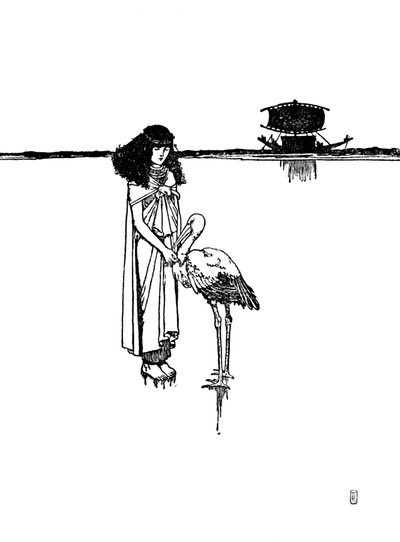 Placé le circuit doré autour de son cou, c1930 - William Heath Robinson