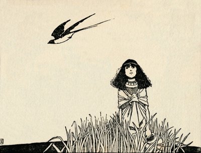 Elle comprenait le langage des oiseaux, vers 1930 - William Heath Robinson