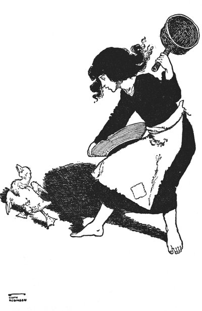 Le vilain petit canard était méprisé par tous, vers 1930 - William Heath Robinson