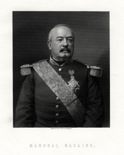 Achille François Bazaine, maréchal de France, 19ème siècle - W. Holl