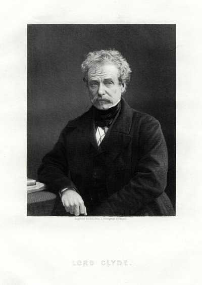 Colin Campbell, 1er baron Clyde, soldat écossais, 19e siècle - W. Holl