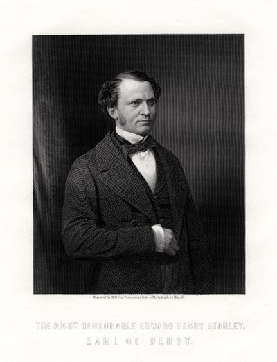 Edward Henry Stanley, 15e comte de Derby, homme d