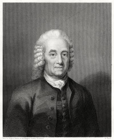 Emanuel Swedenborg, philosophe suédois, mystique et cosmologiste, 1884 - W. Holl