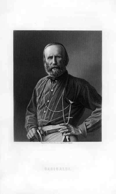 Giuseppe Garibaldi, patriote et soldat italien du Risorgimento, 1893 - W. Holl