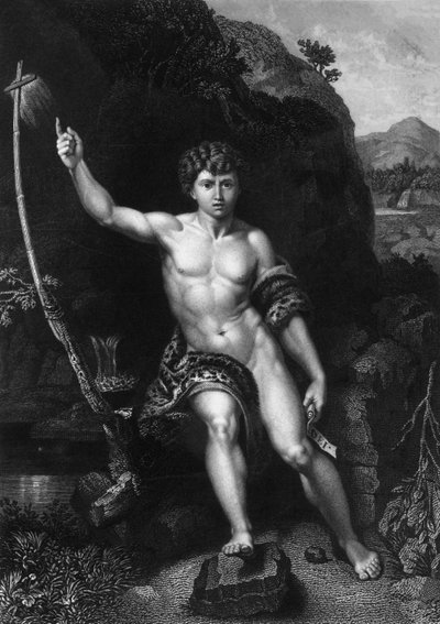 Je suis la voix de celui qui crie dans le désert, 19e siècle - W. Holl