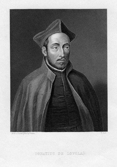 Ignace de Loyola, Supérieur Général de la Compagnie de Jésus - W. Holl