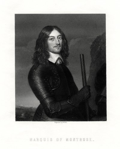 James Graham, 1er marquis de Montrose, noble et soldat écossais, 19ème siècle - W. Holl