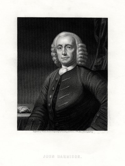 John Harrison, horloger anglais, 19e siècle - W. Holl