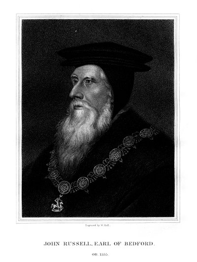 John Russell, 1er comte de Bedford, ministre royal anglais, 1825 - W. Holl