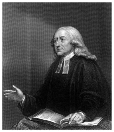 John Wesley, prédicateur non-conformiste anglais du XVIIIe siècle - W. Holl
