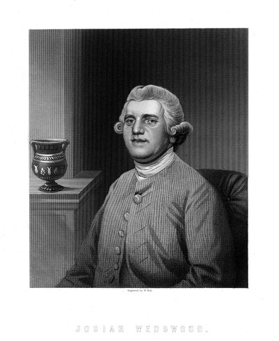Josiah Wedgwood, industriel et potier anglais - W. Holl
