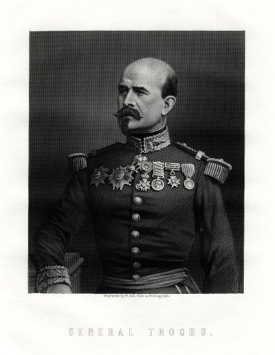 Louis Jules Trochu, chef militaire et homme politique français, 19e siècle - W. Holl