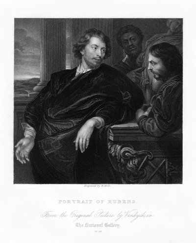 Pierre Paul Rubens, artiste flamand, début du 17e siècle, 19e siècle - W. Holl