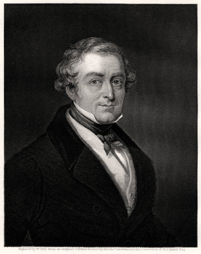 Sir Robert Peel, Premier Ministre Britannique, 19ème siècle - W. Holl