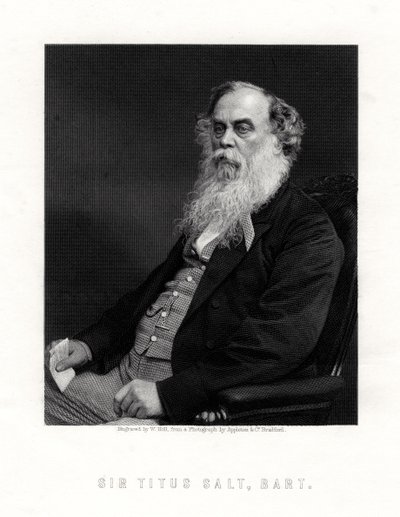 Sir Titus Salt, fabricant et bienfaiteur britannique, 19e siècle - W. Holl