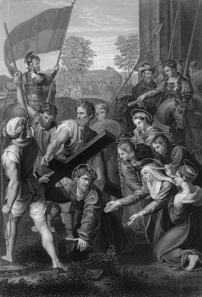 La Chute sur le chemin du Calvaire, vers 1820 - W. Holl