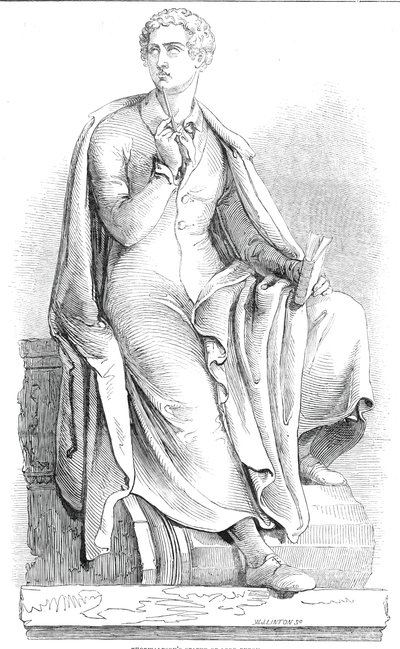 Statue de Lord Byron par Thorwaldsen, 1845 - W. J. Linton