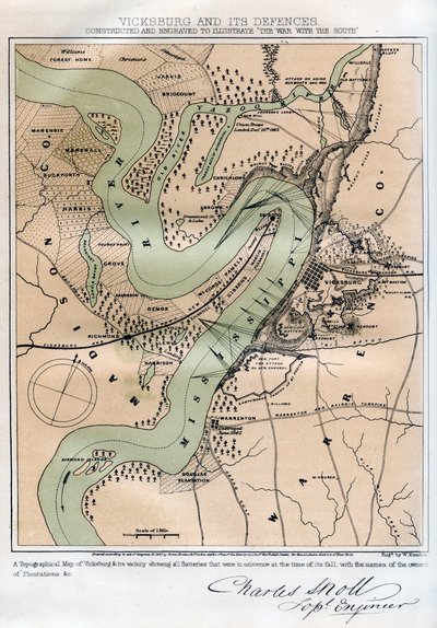 Vicksburg, Mississippi, et ses défenses, 1862-1867 - W Kemble