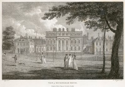 Maison de Buckingham, Westminster, Londres, 1799 - W Knight