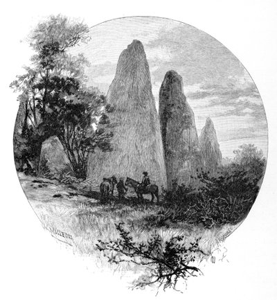 Rochers de granit, camp Betts, mont Kosciuszko, Nouvelle-Galles du Sud, Australie, 1886 - W. Macleod