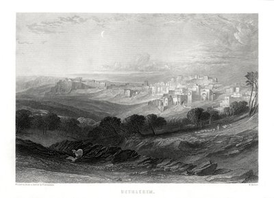 Bethléem, Palestine, 19ème siècle - W. Miller