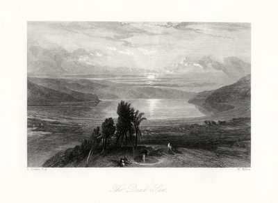 La mer Morte, 19e siècle - W. Miller