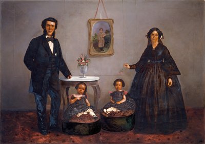 Portrait de famille, vers 1855 - W. Penny