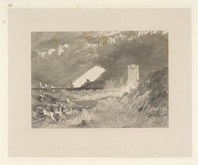Entrée du port de Fowey, Cornouailles - W. R. Smith