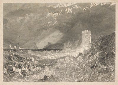 Entrée du port de Fowey, Cornouailles - W. R. Smith