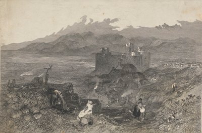 Château de Harlech, nord du Pays de Galles - W. R. Smith