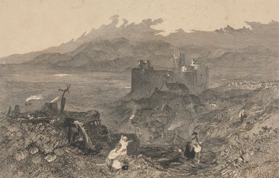 Château de Harlech, nord du Pays de Galles - W. R. Smith